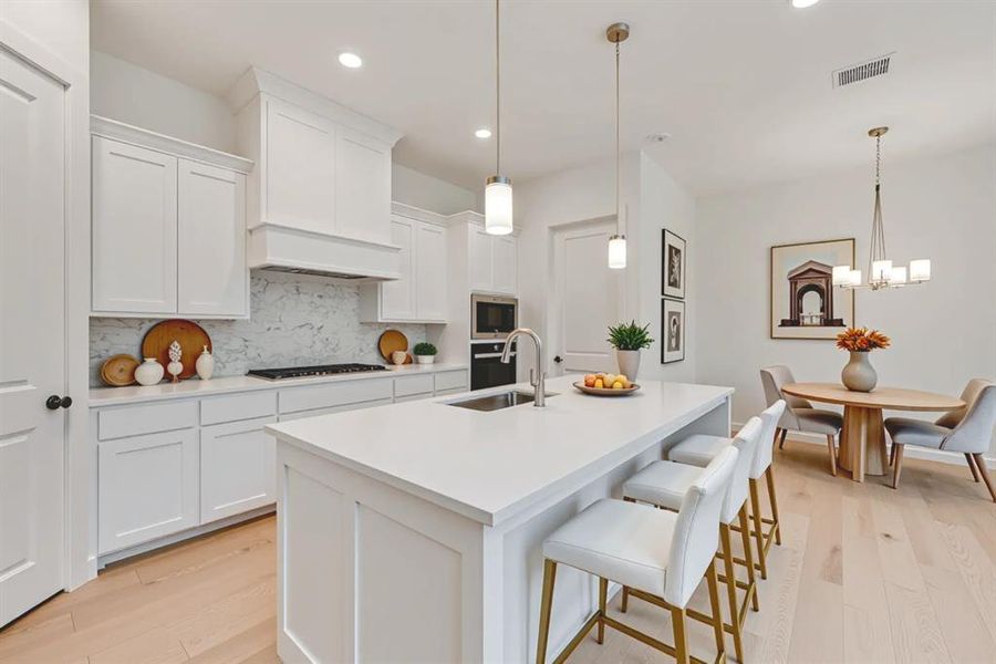 Furnished interior view inside a new home in The Grove Frisco - 40' Lots, Frisco (Image 14).