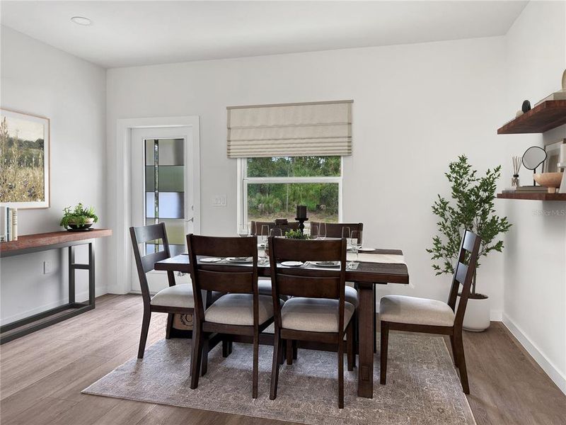 Similar Model - Dining Area - partial virtual staging