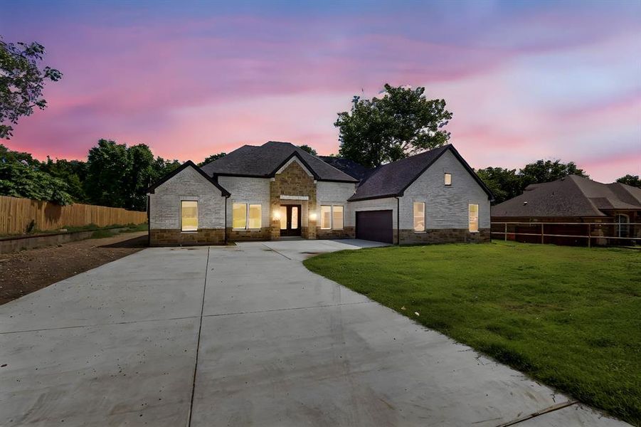 Front exterior of a new home in , Fort Worth, TX, highlighting curb appeal (Image 22).