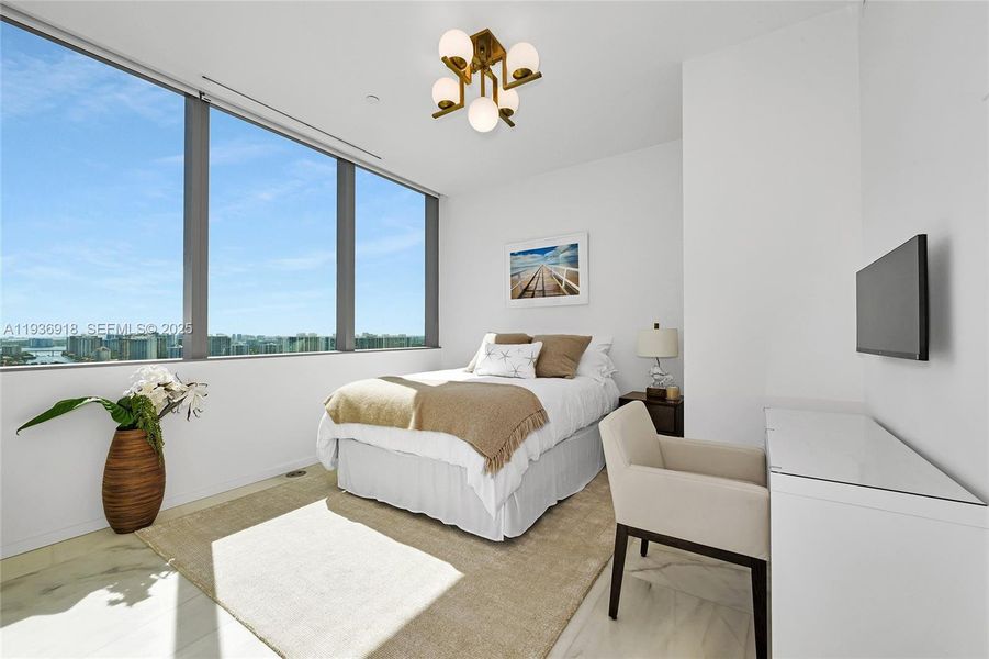 Furnished interior view inside a new home in , Hallandale Beach (Image 29).