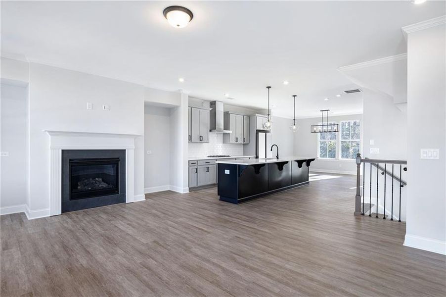 Furnished interior view inside a new home in Waverly at Buice Lake, Acworth (Image 5).