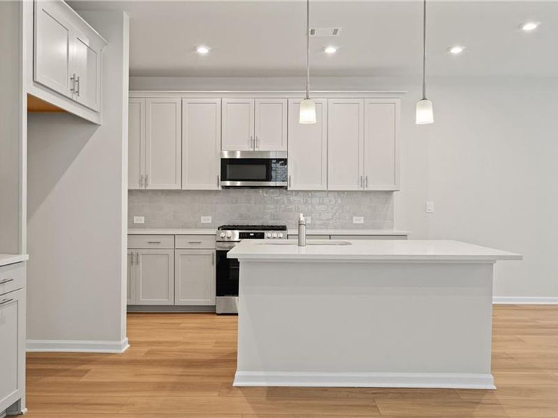Furnished interior view inside a new home in The Village at Shallowford, Kennesaw (Image 5).