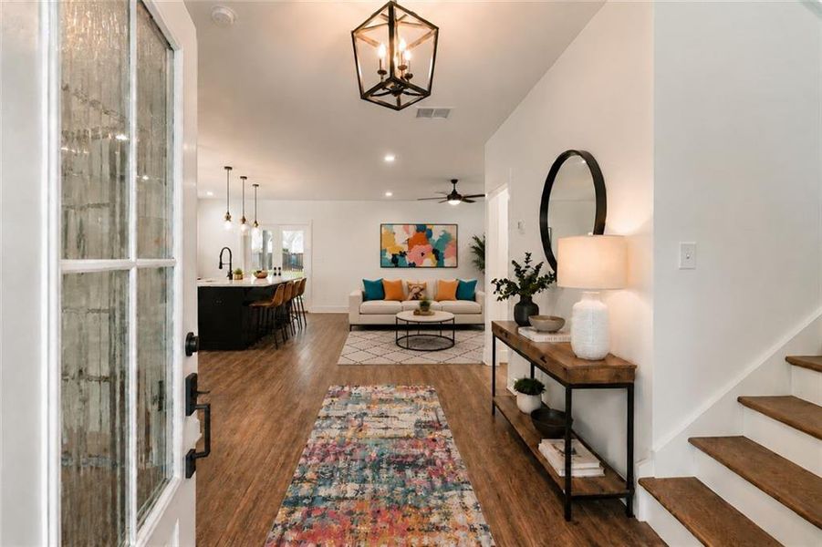 Furnished interior view inside a new home in , Emerson (Image 17).