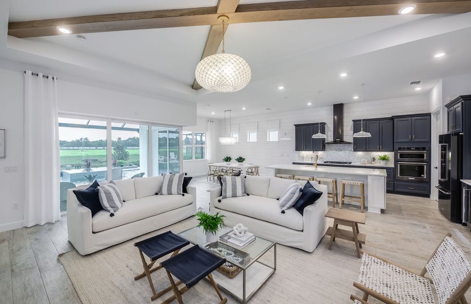 Open concept gathering room Open concept gathering room