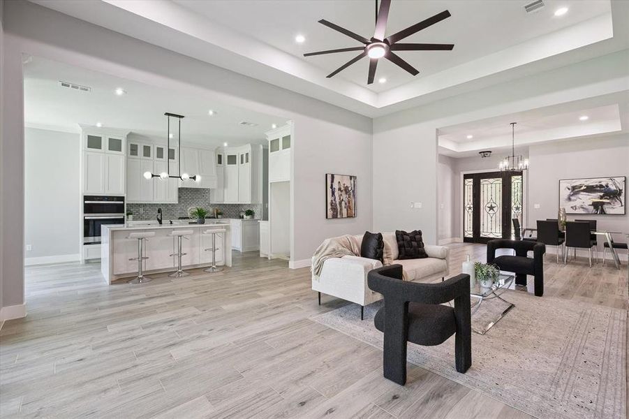 Furnished interior view inside a new home in , Arlington (Image 31).