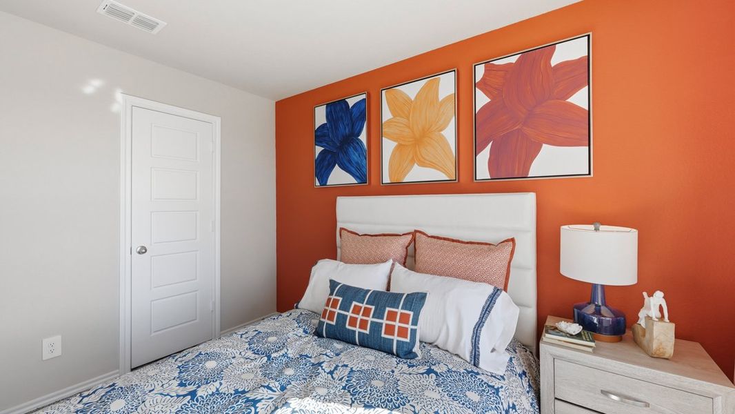 Furnished interior view inside a new home in Lonestar at Liberty Trails, Fort Worth (Image 35).