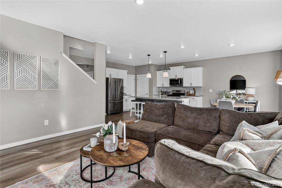 Furnished interior view inside a new home in , Thornton (Image 31).