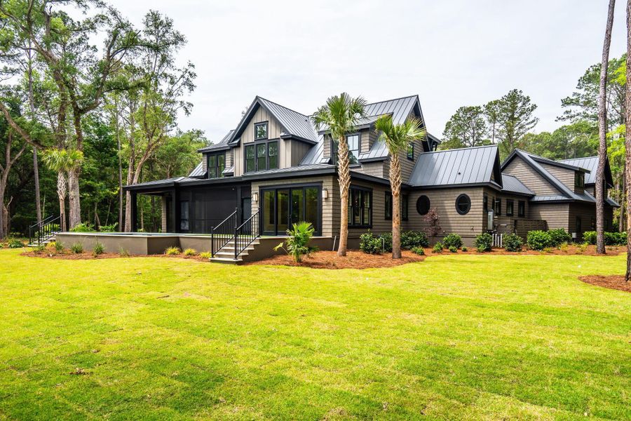 Front exterior of a new home in , Johns Island, SC, highlighting curb appeal (Image 35).