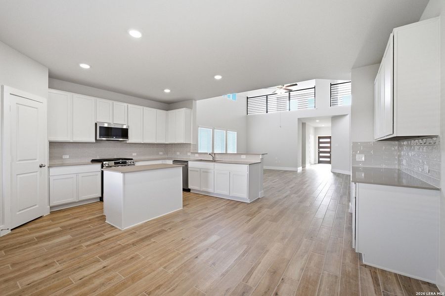 Furnished interior view inside a new home in Morgan Meadows, San Antonio (Image 9).