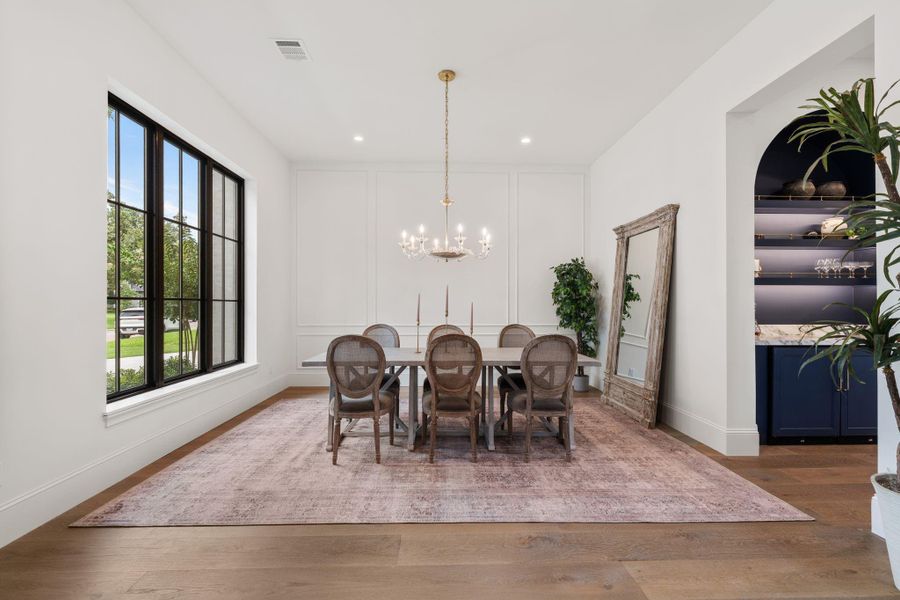 Dining room for family dinners, friends game night, and so many memories