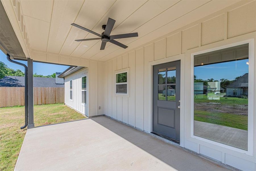 Exterior details and patio area of a home in , Wills Point (Image 16).