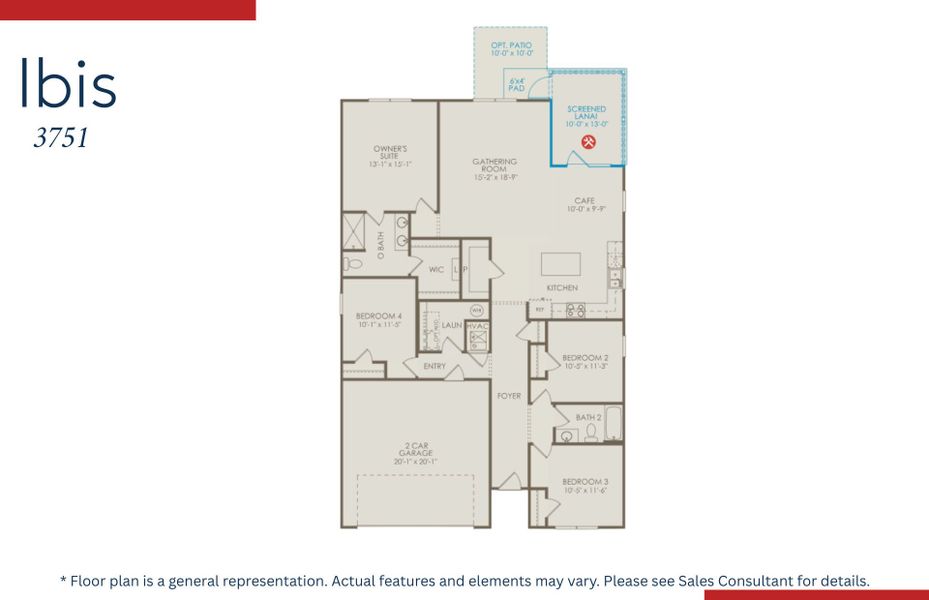 2D floor plan layout of this home in Arcadia, Myrtle Beach, SC (Image 4).