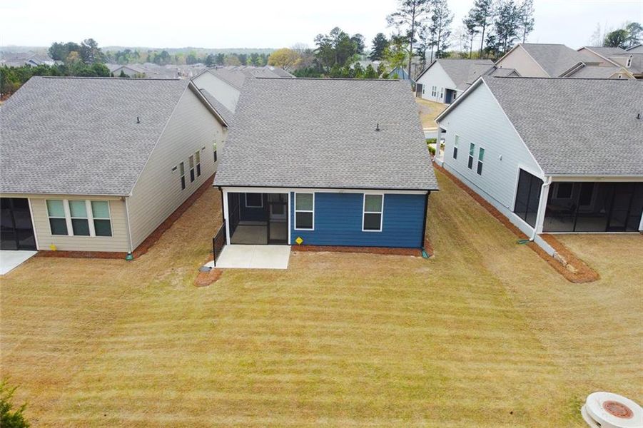 Exterior details and patio area of a home in , Hoschton (Image 20).