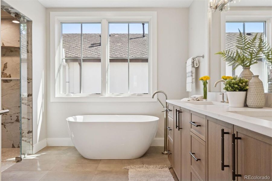 Furnished interior view inside a new home in , Denver (Image 5).