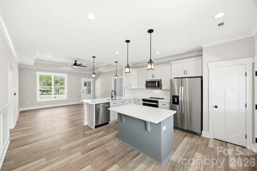 Furnished interior view inside a new home in , Albemarle (Image 8). Furnished interior view inside a new home in , Albemarle (Image 8).