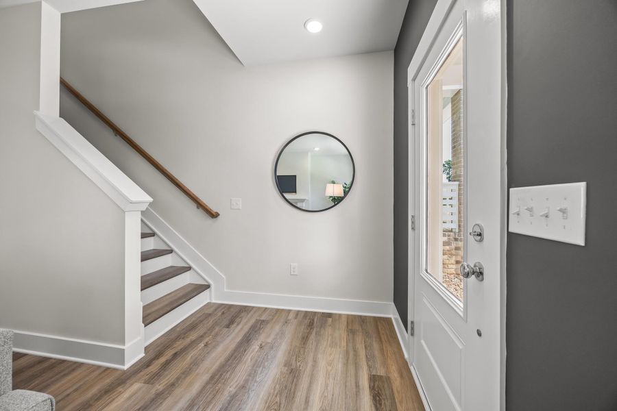 Representative unfurnished interior of a home built from the Storyteller by Garman Homes in Allen Park, Raleigh (Image 12). Representative unfurnished interior of a home built from the Storyteller by Garman Homes in Allen Park, Raleigh (Image 12).