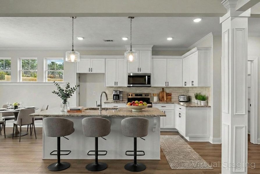 Furnished interior view inside a new home in Windsor, North Augusta (Image 9).