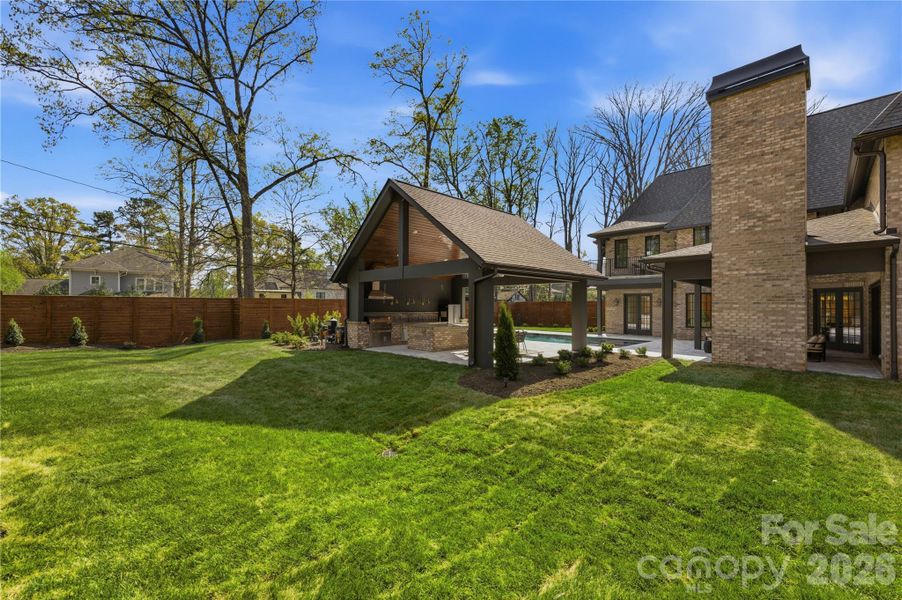 Exterior details and patio area of a home in , Charlotte (Image 24).