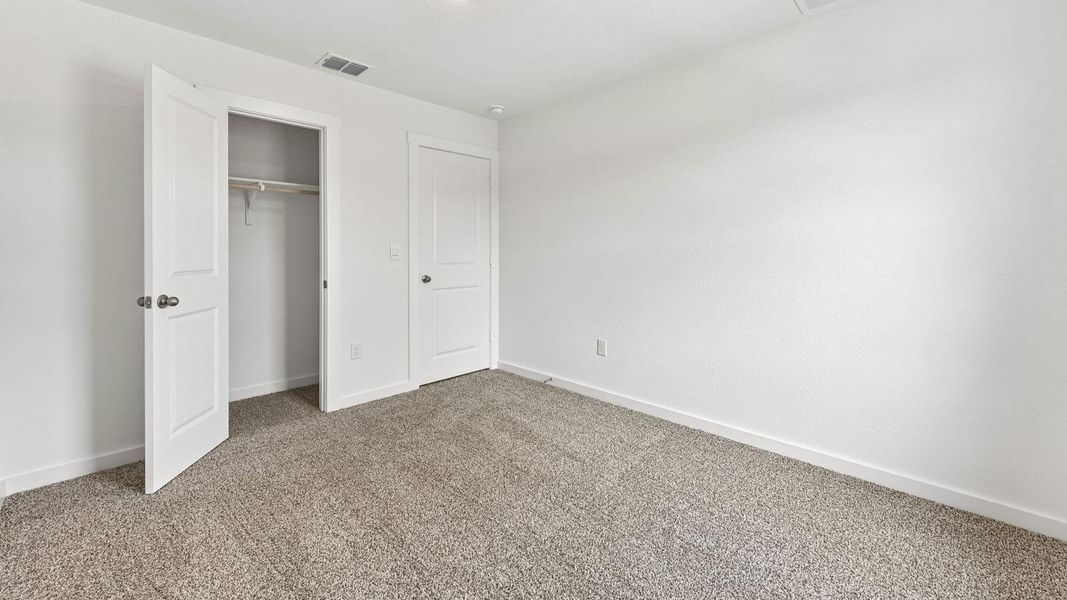 Spacious, unfurnished interior of a new home in Rosenbusch Ranch, Leander (Image 26). Spacious, unfurnished interior of a new home in Rosenbusch Ranch, Leander (Image 26).