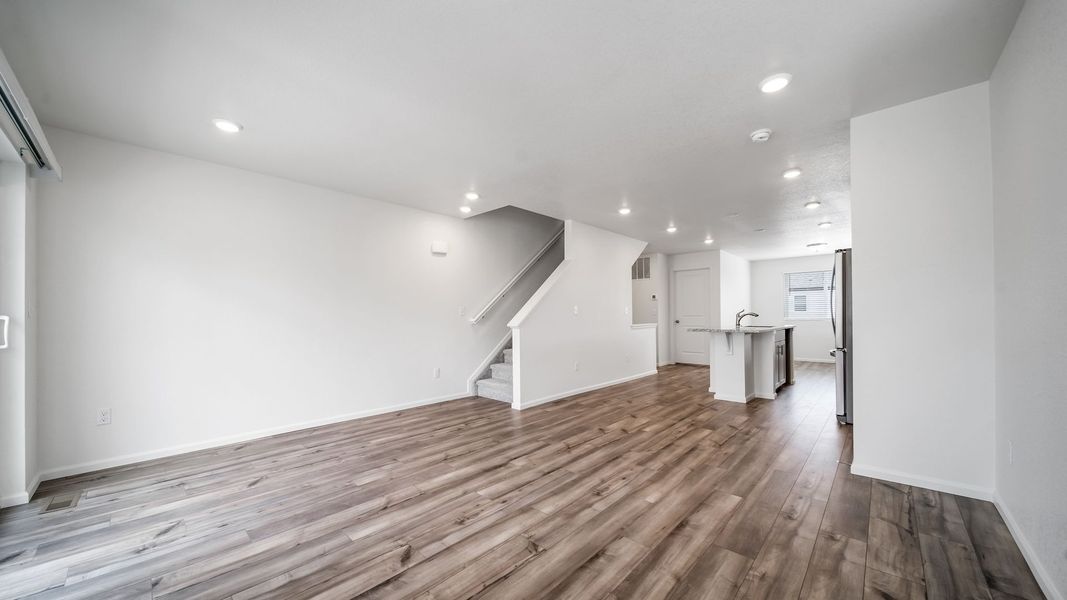 Spacious, unfurnished interior of a new home in Banning Lewis Ranch, Colorado Springs (Image 27). Spacious, unfurnished interior of a new home in Banning Lewis Ranch, Colorado Springs (Image 27).