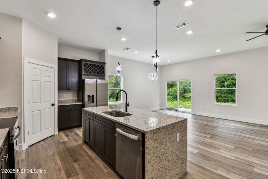 Furnished interior view inside a new home in , Jacksonville (Image 4). Furnished interior view inside a new home in , Jacksonville (Image 4).