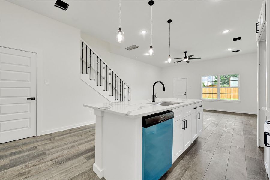 Furnished interior view inside a new home in , Houston (Image 9).