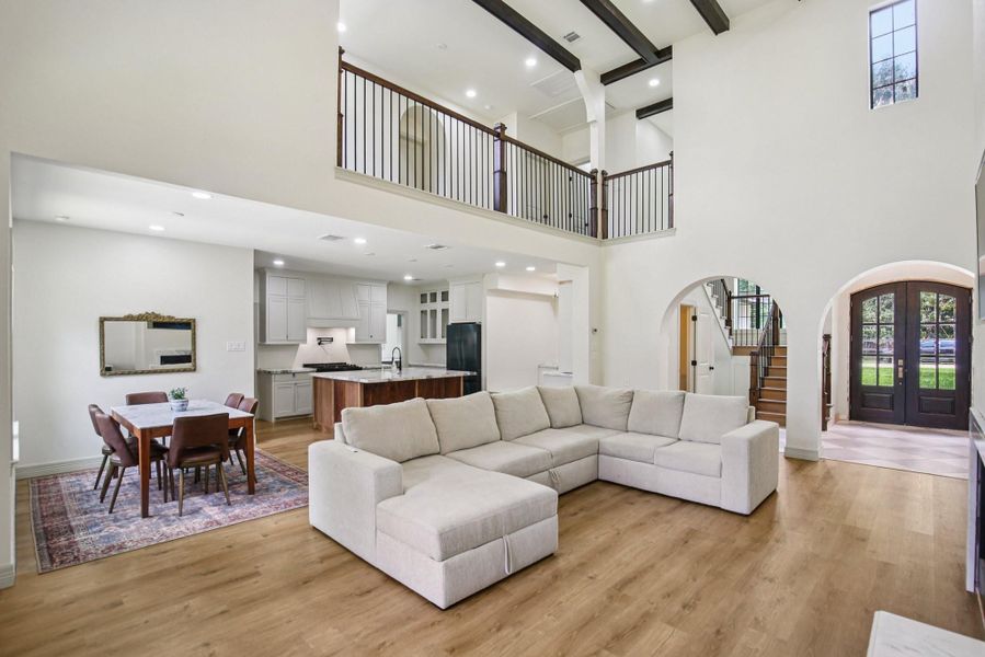 Furnished interior view inside a new home in , Willis (Image 17).