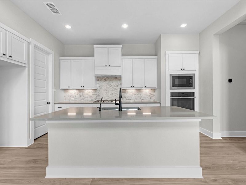 Furnished interior view inside a new home in Pecan Ridge, Fulshear (Image 6).