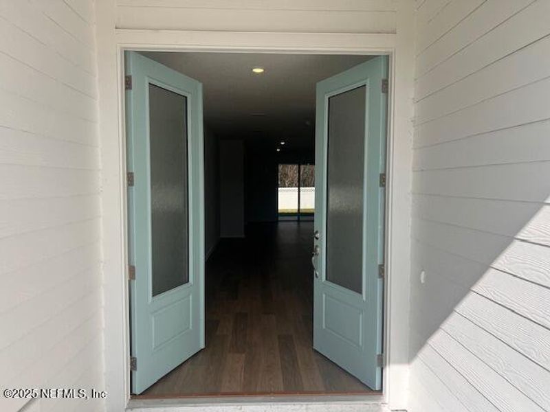 Exterior details and patio area of a home in Silver Landing at SilverLeaf, St. Augustine (Image 3). Exterior details and patio area of a home in Silver Landing at SilverLeaf, St. Augustine (Image 3).