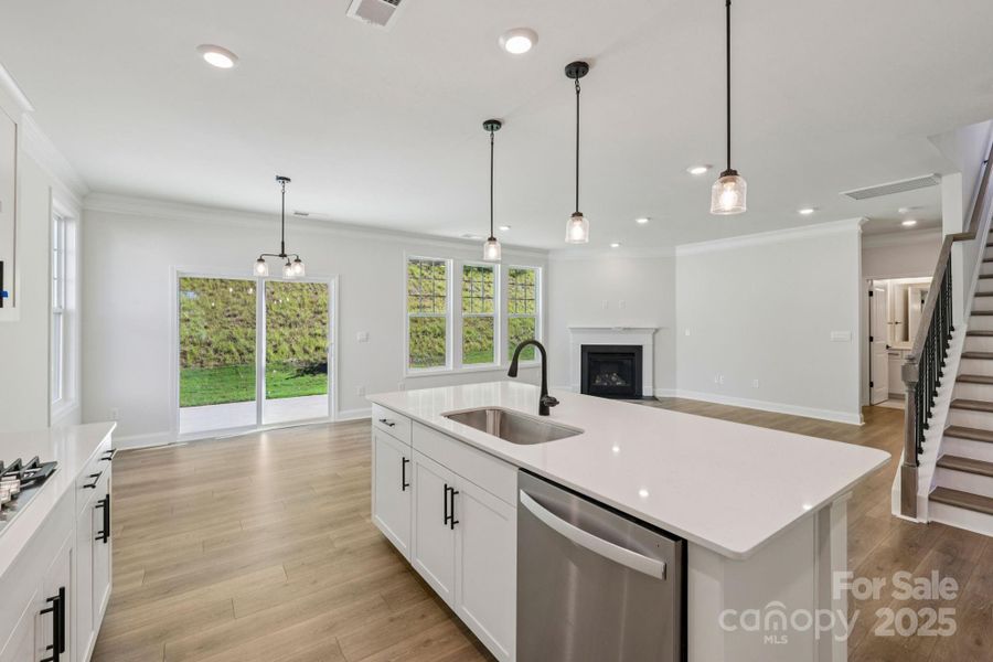 Furnished interior view inside a new home in Falls Cove, Troutman (Image 13).