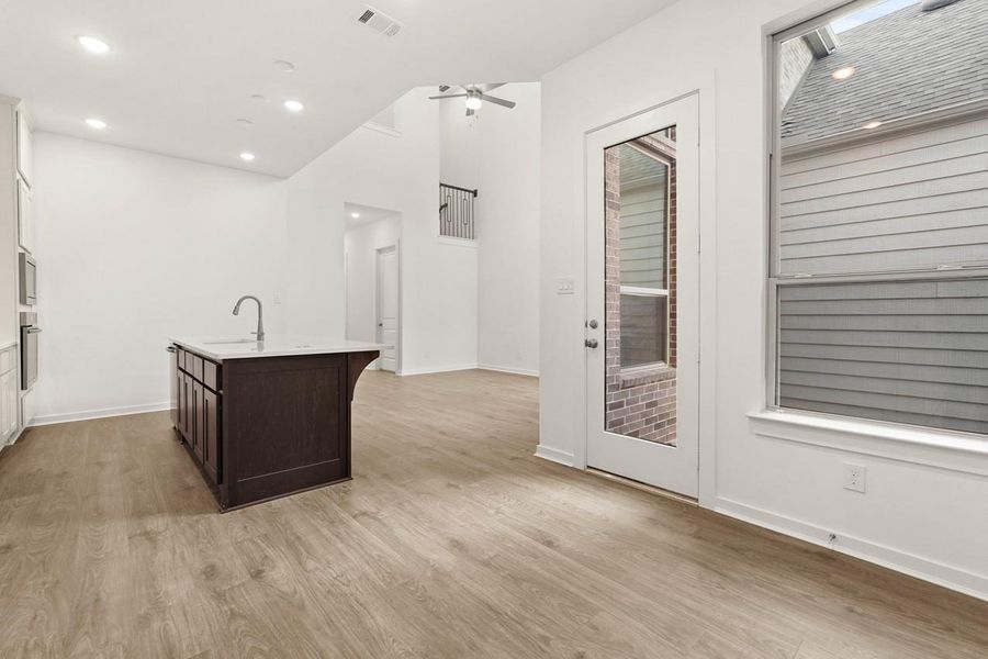 Furnished interior view inside a new home in , Montgomery (Image 8). Furnished interior view inside a new home in , Montgomery (Image 8).