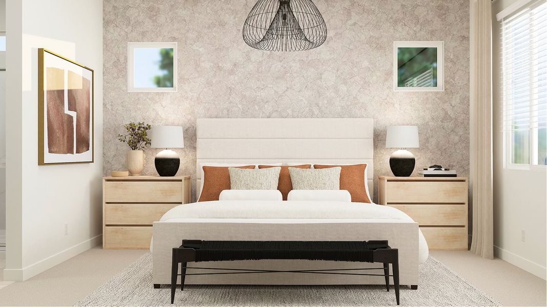 Explorer Base 4 owners suite bedroom