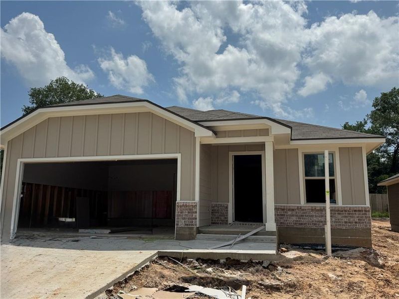In-progress construction of a new home in , Bryan, TX (Image 21).