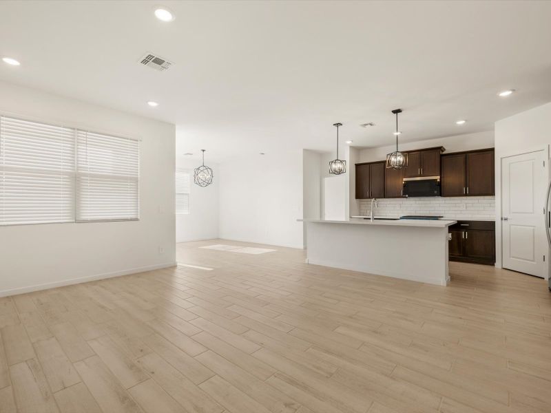 Spacious, unfurnished interior of a new home in Anthem at Merrill Ranch Reserve Series, Florence (Image 10). Spacious, unfurnished interior of a new home in Anthem at Merrill Ranch Reserve Series, Florence (Image 10).