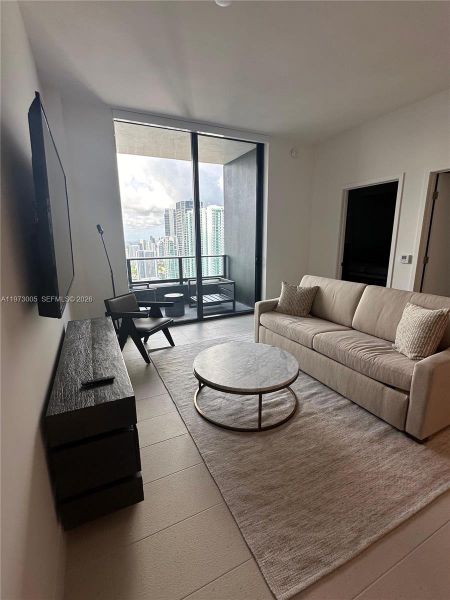 Furnished interior view inside a new home in , Miami (Image 12).