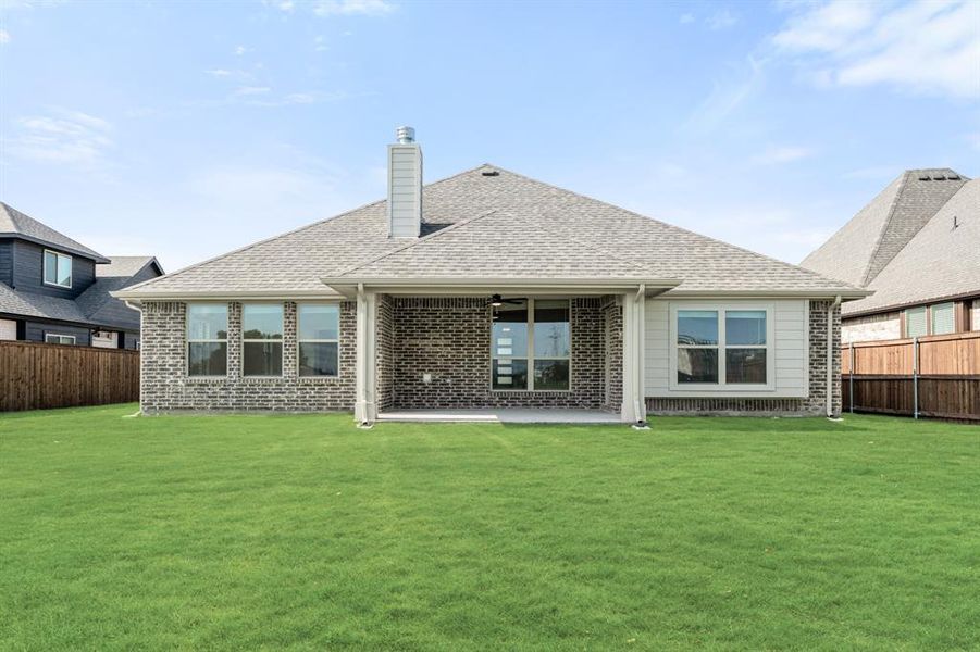 Front exterior of a new home in Silo Mills Classic 70, Joshua, TX, highlighting curb appeal (Image 22). Front exterior of a new home in Silo Mills Classic 70, Joshua, TX, highlighting curb appeal (Image 22).
