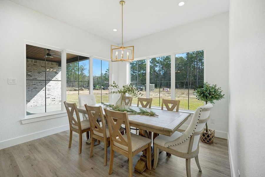 Furnished interior view inside a new home in , Conroe (Image 11).