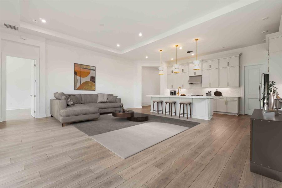 Furnished interior view inside a new home in L'Ambiance at Avenir, Palm Beach Gardens (Image 13).