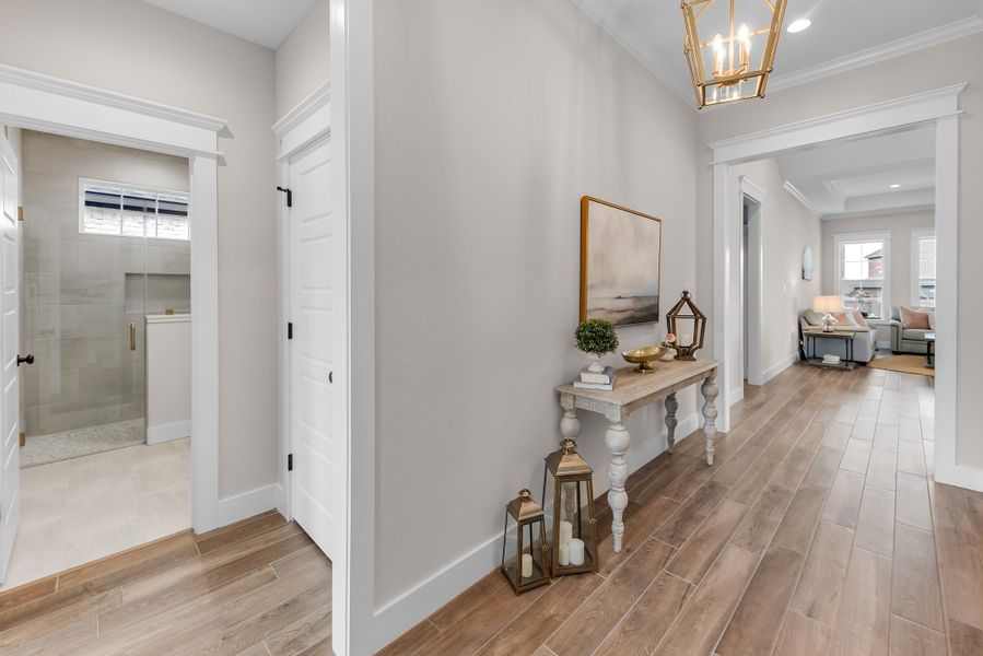 Representative furnished interior of a home built from the The Courtney by Reece Homes in Harvest Meadows, Bryan (Image 5). Representative furnished interior of a home built from the The Courtney by Reece Homes in Harvest Meadows, Bryan (Image 5).