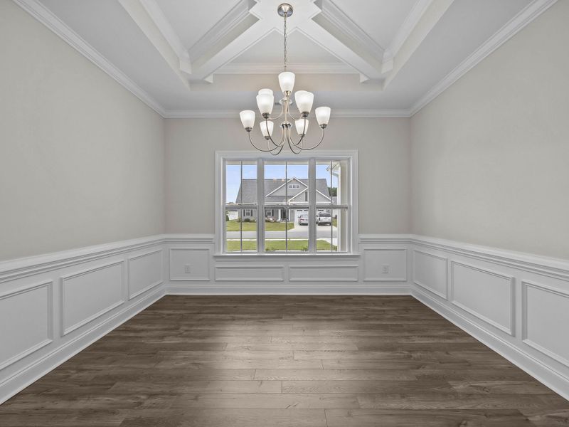 Spacious, unfurnished interior of a new home in The Villas at Langston Farms, Winterville (Image 23).