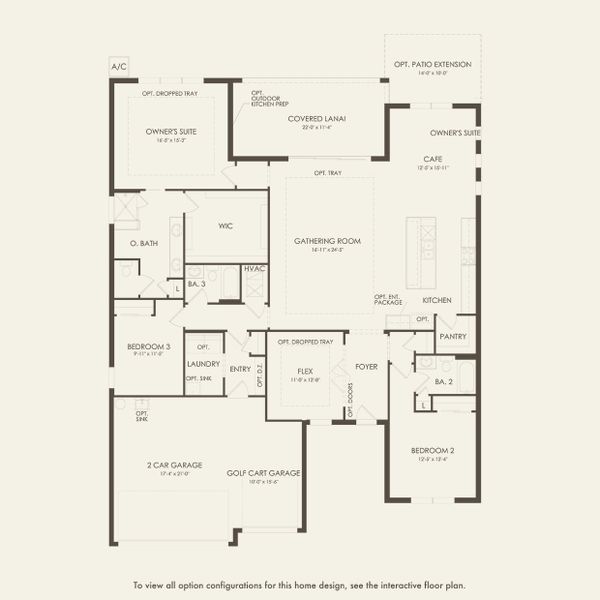 2D floor plan layout for the Stellar by Del Webb in Del Webb Lakehaven, Clermont, FL (Image 3). 2D floor plan layout for the Stellar by Del Webb in Del Webb Lakehaven, Clermont, FL (Image 3).