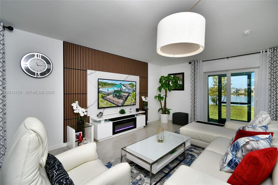Furnished interior view inside a new home in , Lehigh Acres (Image 35).