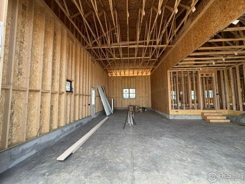 In-progress construction of a new home in , Berthoud, CO (Image 38).