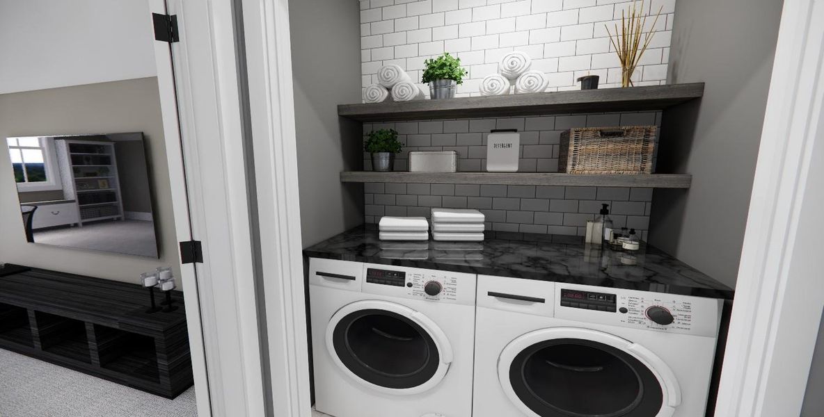 Furnished interior view inside a new home in , Dripping Springs (Image 21).
