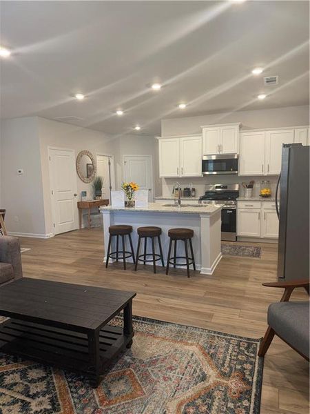 Furnished interior view inside a new home in Villages at Cedar Hill, Dallas (Image 3).