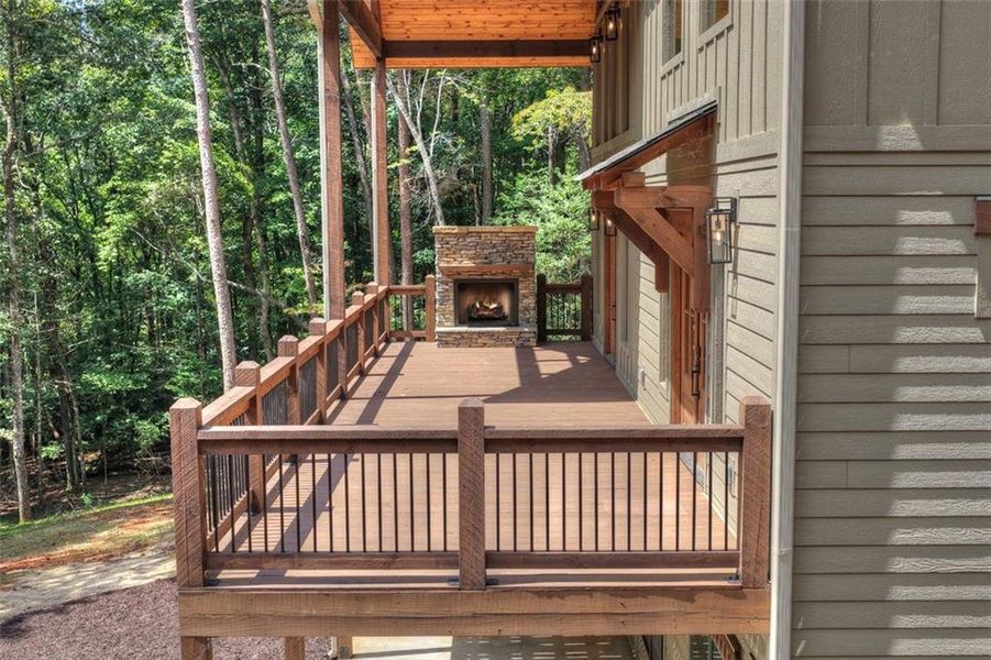 Exterior details and patio area of a home in , Ellijay (Image 21). Exterior details and patio area of a home in , Ellijay (Image 21).