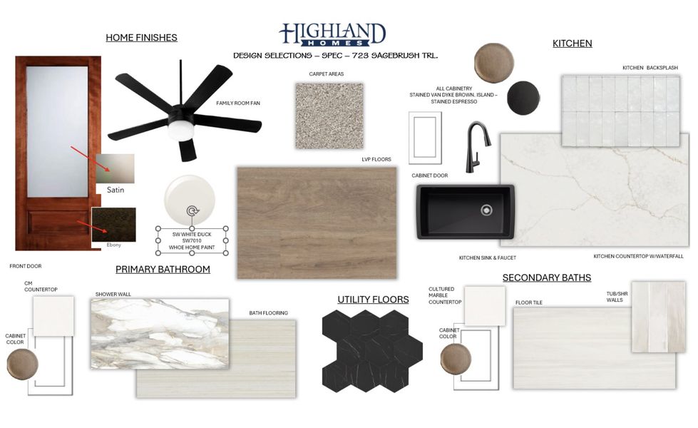 Sample of building materials used in homes in Heritage Ranch: 40ft. lots, Sherman (Image 18).