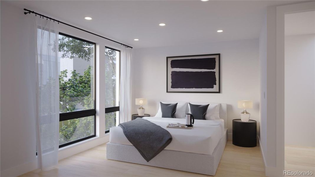 Furnished interior view inside a new home in , Denver (Image 8). Furnished interior view inside a new home in , Denver (Image 8).