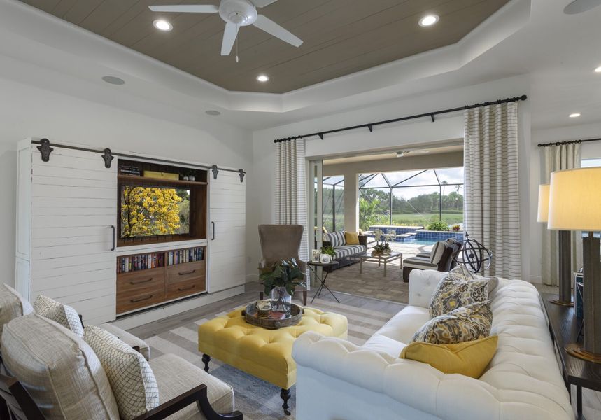 Furnished interior view inside a new home in Grand Palm, Venice (Image 15).