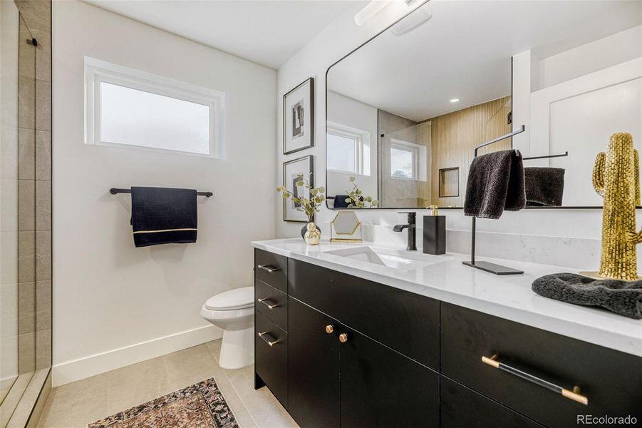 Furnished interior view inside a new home in , Denver (Image 22).